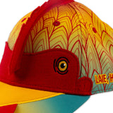 3-D Children's Rooster Baseball Cap Closeup View