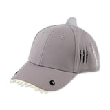 PCC Gray Shark Youth Baseball Cap-Front and Side View