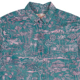 Kahala "The Country" Men's Aloha Shirt- Teal