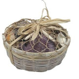 Beachcombers "Round Shell Basket"- White