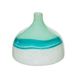 Beachcombers Small  Bell-shaped "Ocean Teal" Vase