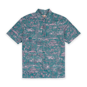 Kahala "The Country" Men's Aloha Shirt- Tan