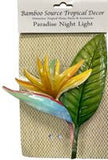 Bird of Paradise Capiz and Metal Night Light with packaging