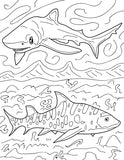 Fish of the Pacific Educational Coloring Book 