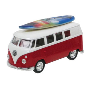 1962 Die-Cast VW Kombi Bus with Surfboard Replica