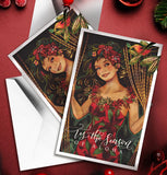 Kat Reeder "Tis the Season" Greeting Card- 5" x 7" 