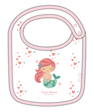 Bib Baby Girl Mermaid White