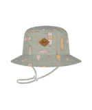 Dozer "Lochiel" Baby Boy Ocean-theme Khaki Print Bucket Hat