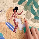 Surf Shack "Anthirium Girlies" Puzzle, 1000-Pieces