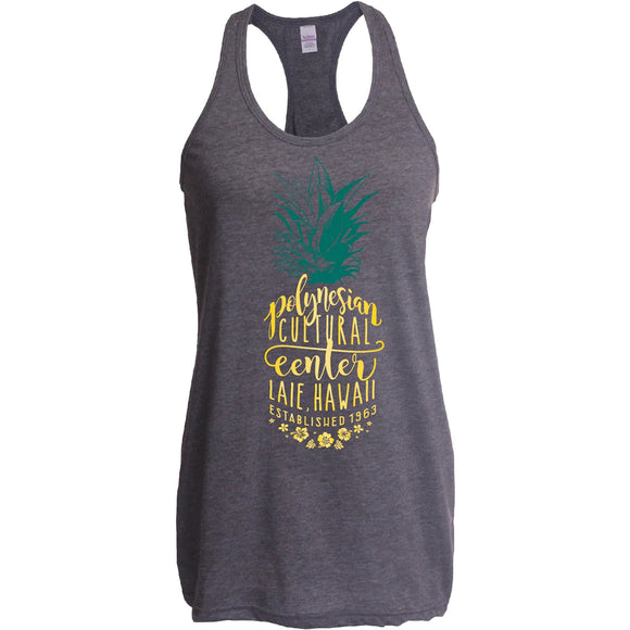 Women's Racerback Pineapple Bliss 2X - Polynesian Cultural Center