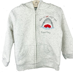 Sharky Baby Boy Hoody- Gray Marle