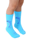 Child Model wearing Living Royal "Dolphin" Kids 3D Socks