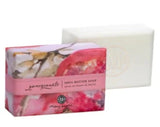 Mangiacotti "Pomegranate" Shea Butter Soap with package and without