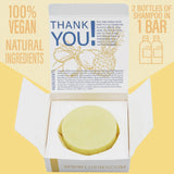 Luxiny "Pina Colada" Hydrate Conditioner Bar in open packaging