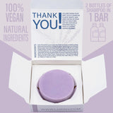 Luxiny Rosemary Lavender Volume Conditioner Bar in open package