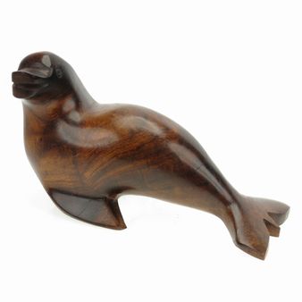 EarthView Mini Hand-carved Ironwood Seal 