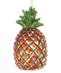 Noble Gems™ Glass Pineapple Christmas Ornament