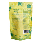 SoHa Sweets Sour Pineapple Rings Gummies- Package Back and Nutrition Facts