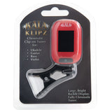 Kala Klipz Red Clip On Guitar and Ukulele Tuner - The Hawaii Store