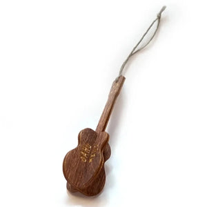 8-Sided Birch Wood Ukulele Ornament