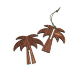 Palm Tree Wood Ornament