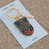 Shaka Tribe "Wheku" Keychain- Black