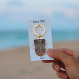 Shaka Tribe "Wheku" Keychain- Black