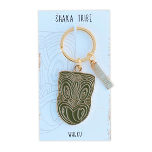 Shaka Tribe "Wheku" Keychain- Green