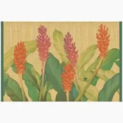 Ginger Paradise Bamboo Placemat- 11.8