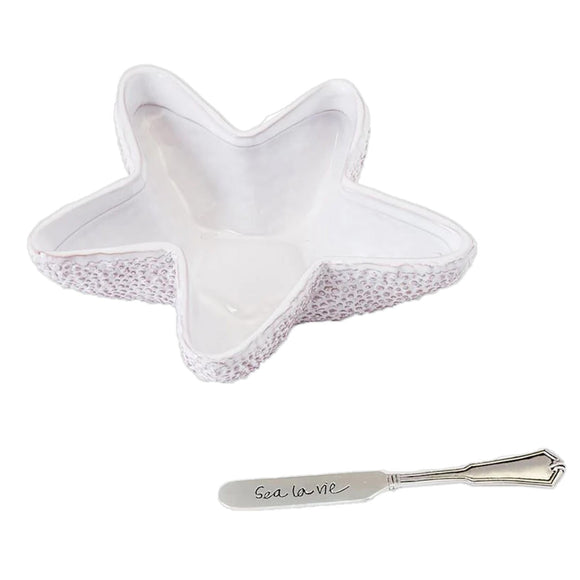 Mudpie Starfish Cup Dip Set, 2-Piece