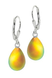 Leightworks Frosted-Fire Crystal Earrings