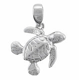 Sterling Silver Honu Pendant