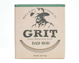 Grit "Dad Bod" Goat Milk Bar Soap- 4 oz.