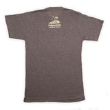 Tee-PCC 60th Ann Tattoo Brown - Back View showing Logo