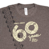 Polynesian Cultural Center's 60th AnniversaryTee Shirt- Tattoo Brown