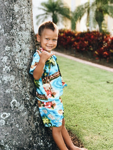 Cabana Toddler Family Print T-Shirt - Polynesian Cultural Center