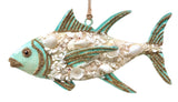 Kubla Crafts "Fish with Shells" Enamel Christmas Ornament