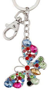 Kubla Crafts "Crystal Butterfly" Keychain