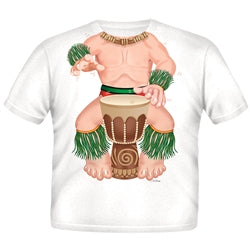  Just Add A Kid "Hawaiian Drummer" Toddler Tee- Polynesian Cultural Center