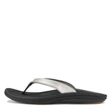 Olukai Kulapa Kai Sandals - Silver/Black - Polynesian Cultural Center