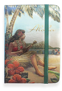 Vintage "Aloha" Hawaii Foil Notebook