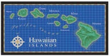 Hawaiian Islands Chain Cotton Beach Towel