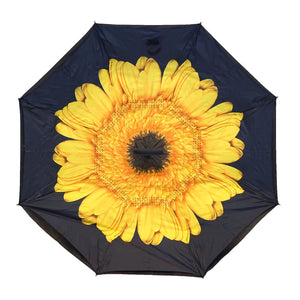 Sunflower Topsy Turvy Umbrella - The Hawaii Store