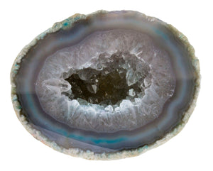 Mag Agate Geode DyedCutPolish - Polynesian Cultural Center