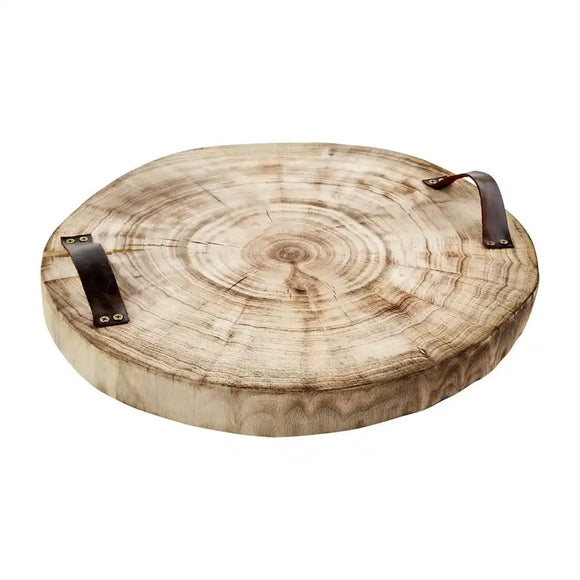 Mudpie Pine Tree Slice Serving Tray- 20