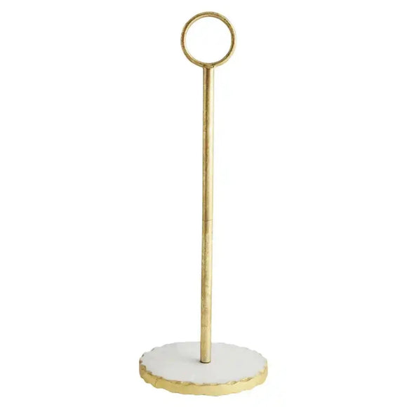 Mudpie Gold Marble Paper Towel Holder