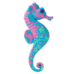 Clay Critters Painted "Sea Horse" Refrigerator Magnet