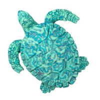 Clay Critters Green Cayman Turtle Magnet