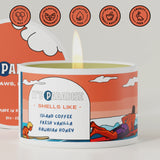 It's Paradise "Maui Jaws" Candle with features shown