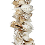 Decorative White Sea Shells Rope Garland- 21"